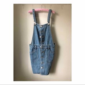Denim Overall skirt
